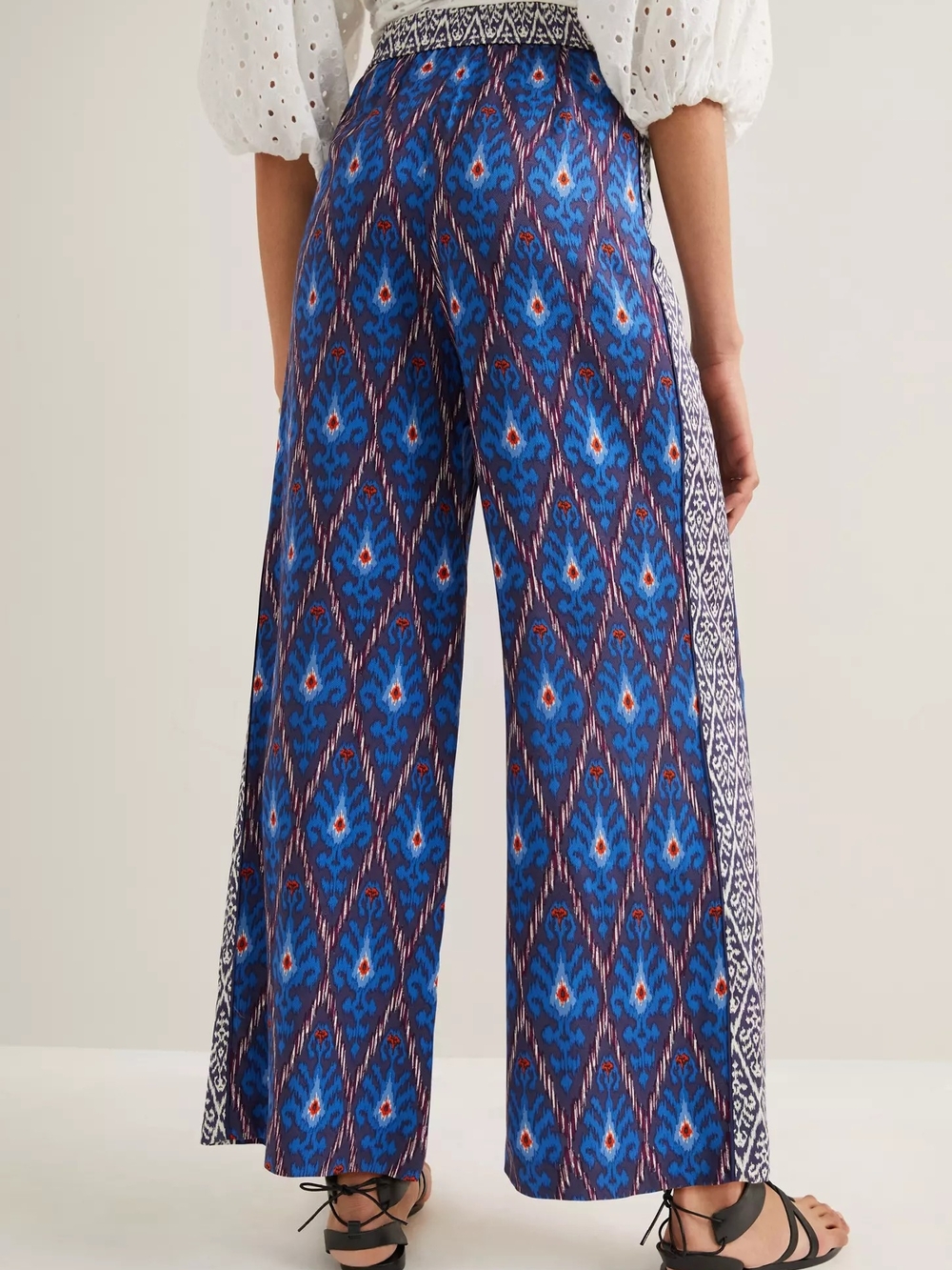 By Anthropologie Vale Wide-Leg Pants Size Small Petite - Picture 3 of 10